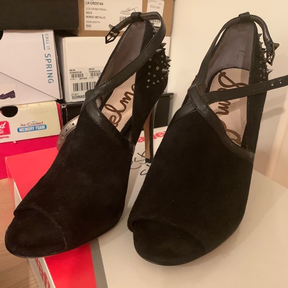 Sam Edelman Black Stilettos- Size 8.5 - Picture 2 of 2